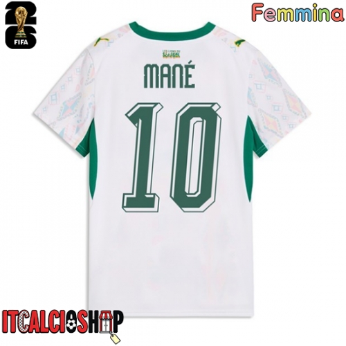 Senegal Sadio Mane #10 Prima Maglia Femmina Mondiali 2026 Manica Corta